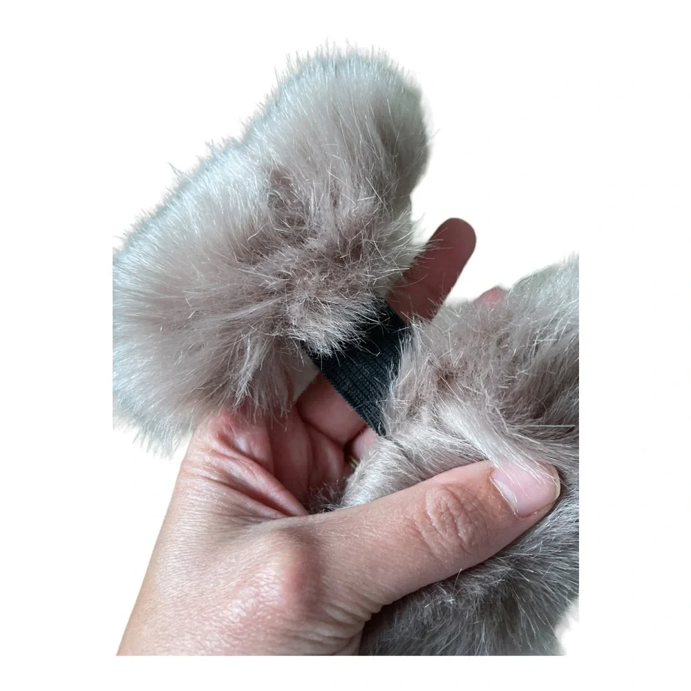 C.C Faux Fur Embellished Ear Warmer Headband